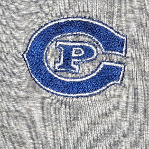 Creighton Nebraska Prep Half Zip Performance Wear Gray Size XL - Picture 3 of 9